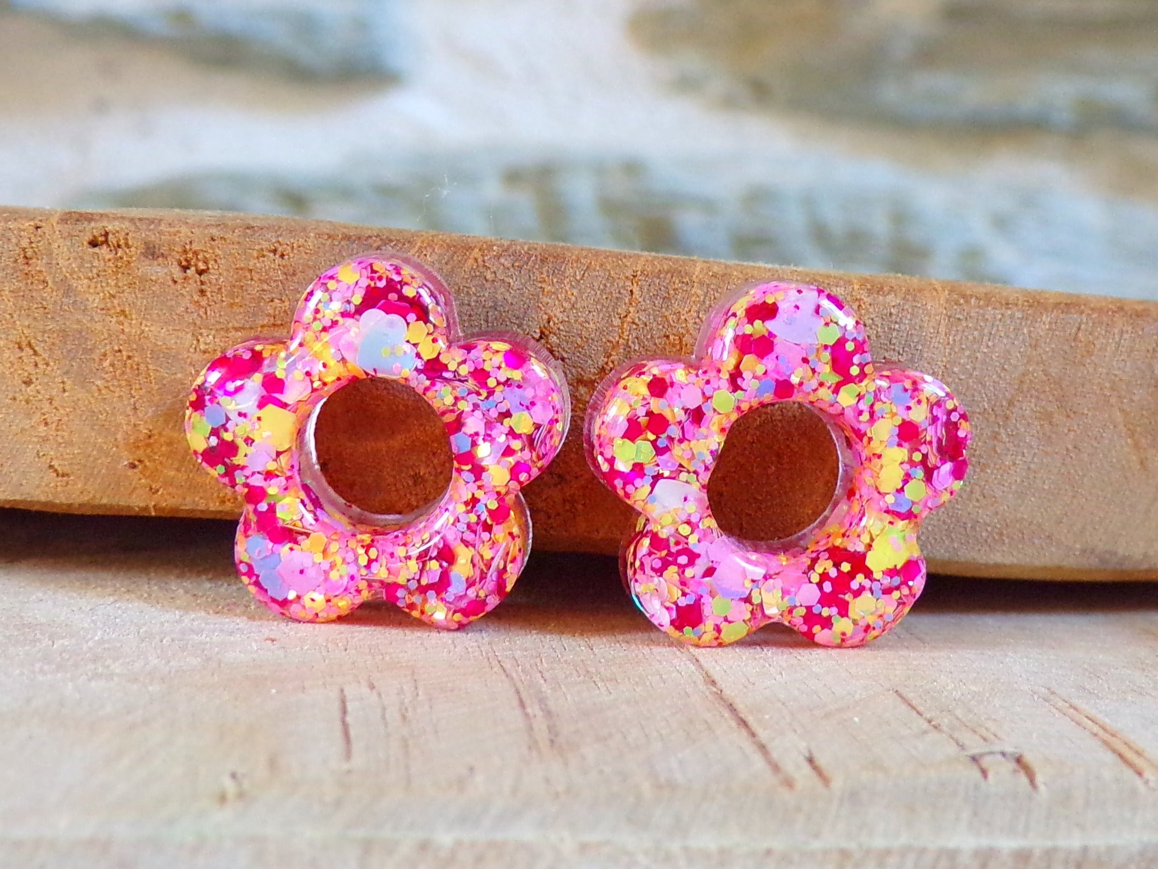 fleurs pour boucles d'oreilles