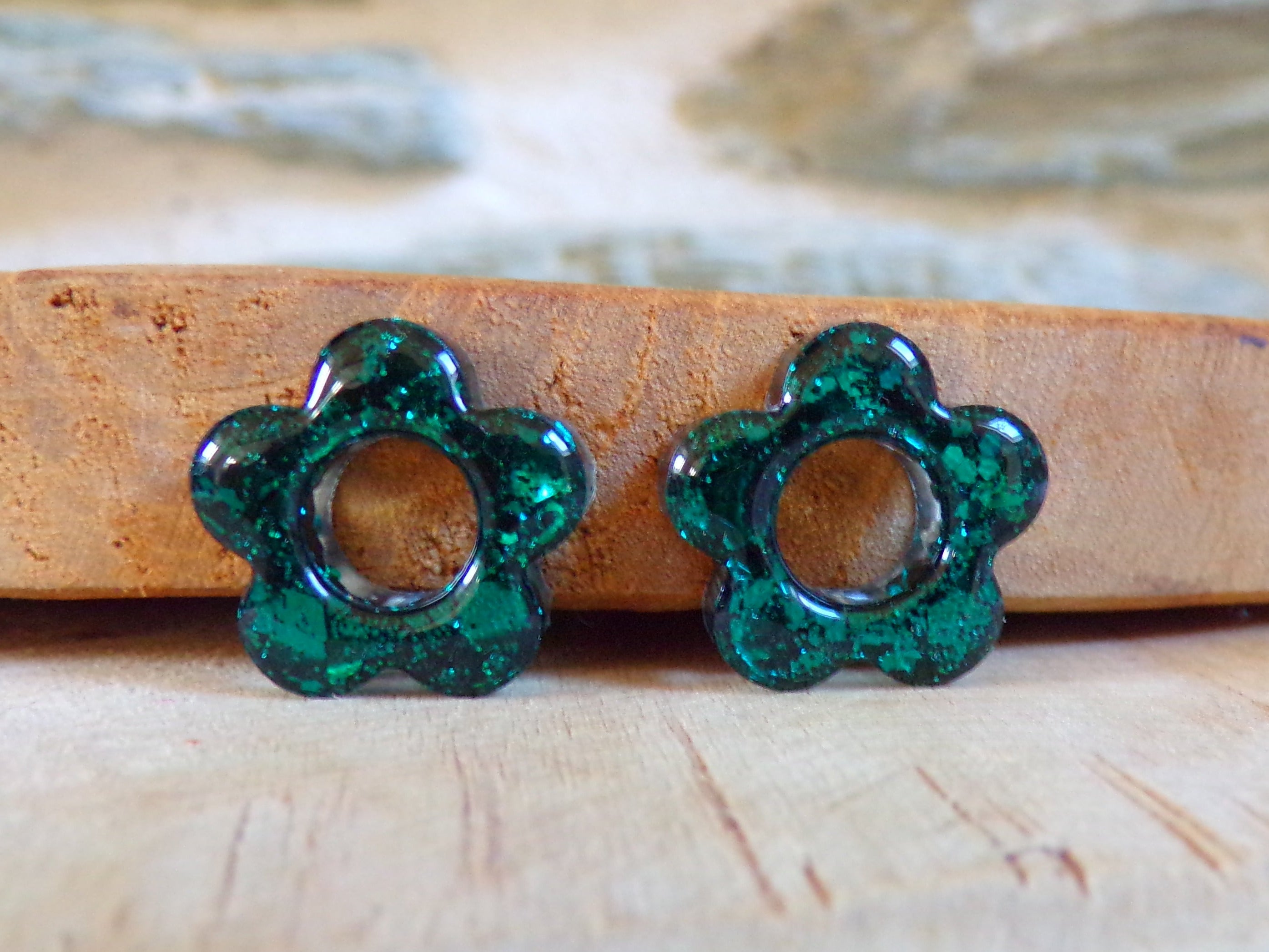 fleurs pour boucles d'oreilles
